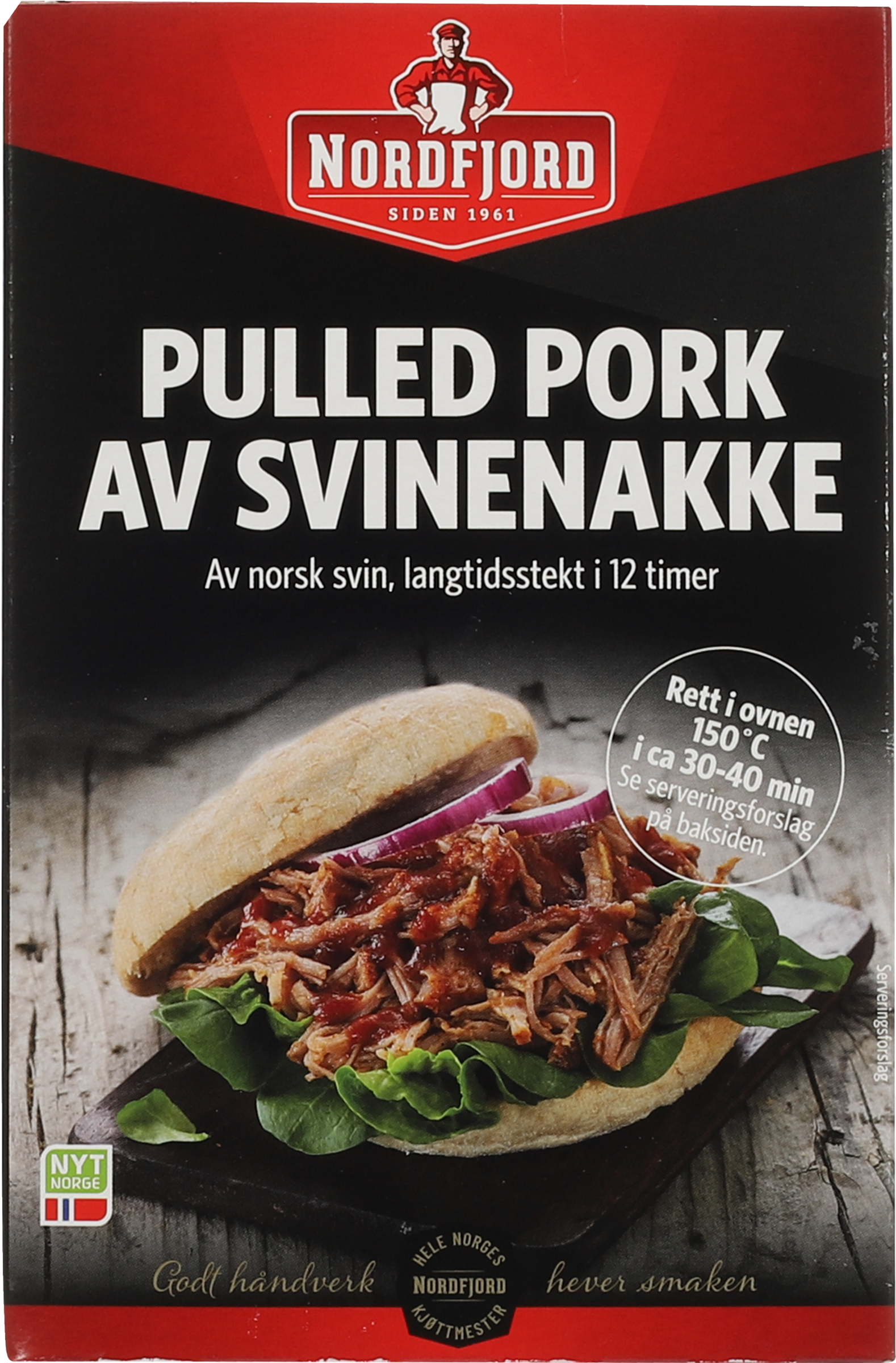Pulled Pork av svinenakke