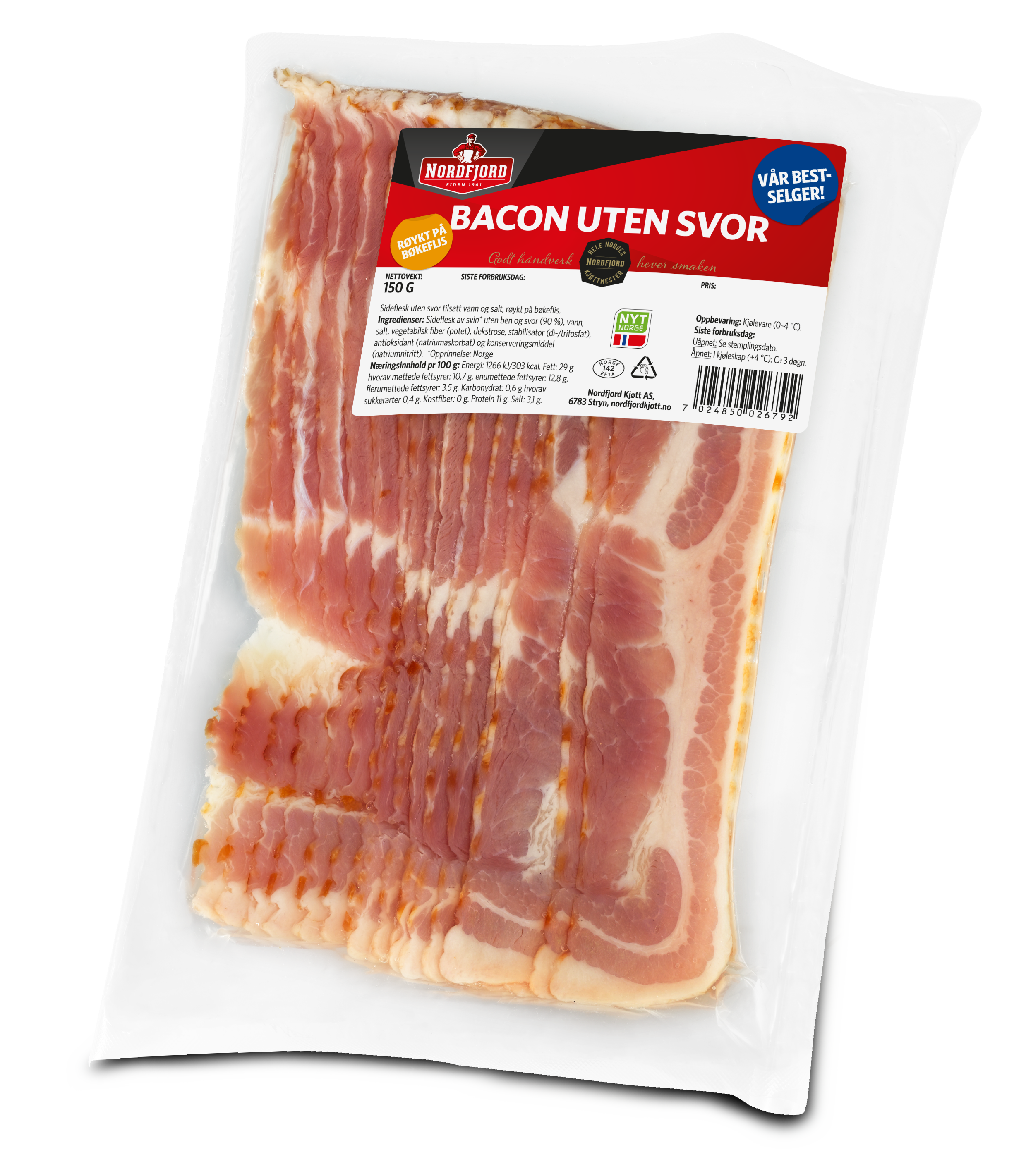 Bacon uten svor