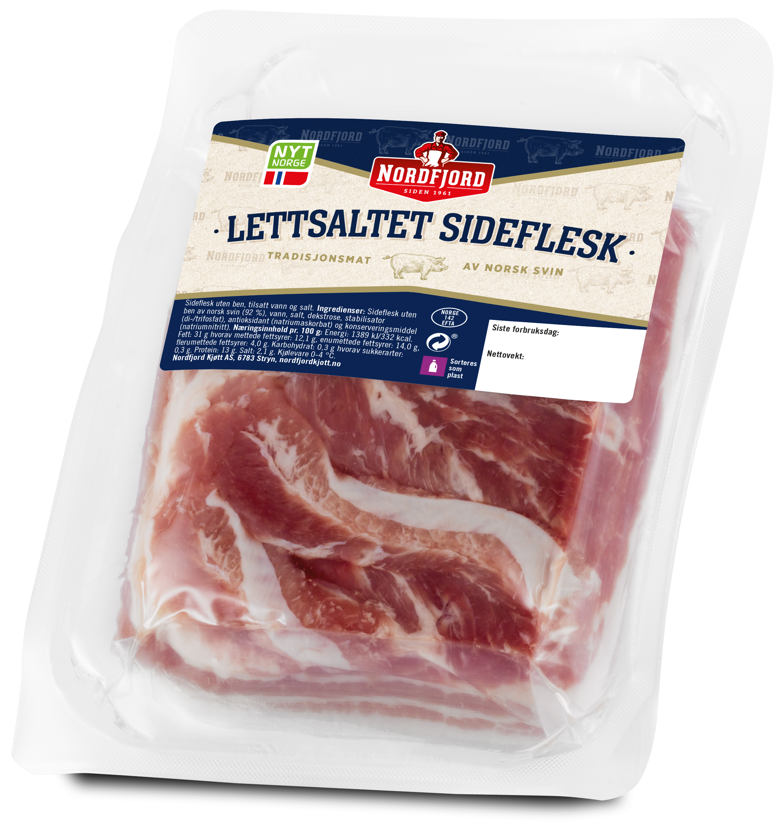 Lettsaltet sideflesk